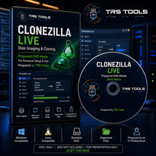 Clonezilla Live DVD Prepared Boot Media Backup Disk Cloning picture