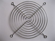3 pcs DC Fan Grill Protector Finger Guard for 120x120mm Fan Silver Metal 12cm picture
