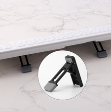 2pcs Foldable Keyboard Riser Stand for Desk, Adjustable Tilt & Portable Mini ... picture