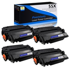 4PK CE255X 55X Toner Cartridge For HP LaserJet P3010 P3015 P3015d P3015dn picture