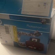 HP Photosmart A637 Portable Inkjet Color Photo Printer USB 2.0 A6 4800dpi picture