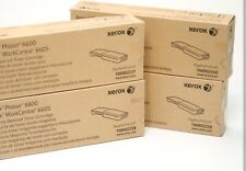 FULL SET Xerox Phaser 6600, CYMK WorkCentre 6605 Color Toner NEW GENUINE OEM picture