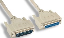 DB25 Male to DB25 Female IEEE-1284 Parallel Printer Extension Cable - 10 Foot picture
