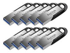 LOT 10x SanDisk Ultra Flair 128GB USB 3.0 SD 150MB/s SDCZ73-128G 128 GB picture