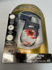 NIP SECURITY DR. RETRACTABLE LAPTOP LOCK NEW SEALED Clamshell Packaging picture
