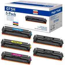 5 Pack 075H Toner Cartridge for Canon ImageCLASS MF665CDW MF663Cdw LBP646Cdw picture