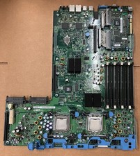 ~ DELL 0DT021 PowerEdge 2950 Motherboard W/ Two Intel Xeon SLABN & 0WW126 DRAC5 picture