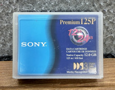Sony Data Cartridge Premium 125P Native Capacity 12.0 GB 410 Feet DGD125P picture