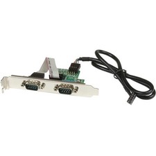 StarTech 24in Internal USB Motherboard Header to 2 Port Serial RS232 Adapter picture
