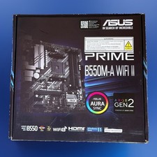 ASUS PRIME B550M-A WIFI II AMD AM4 DDR4 Micro ATX Wi-Fi 6 Motherboard Open Box picture