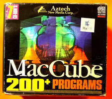 AZTECH NEW MEDIA MAC CUBE 7 CD ROM'S, 200+ Programs and Games, Graphics, Puzzles picture