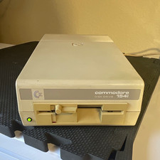 Commodore 1541 5.25in Single Floppy Disk Drive Serial Interface Beige C64 picture