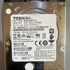 Toshiba Drive MQ04ABF100. Formatted  0002 picture