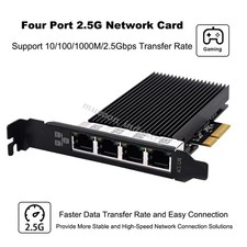 2.5Gb 4 Port Gigabit NIC Intel I226 Chip PCIe Network Adapter Card RJ45 Ethernet picture