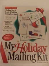 My Holiday Mailing Kit for Windows 95 to XP Brand New Factory Sealed CD-ROM picture