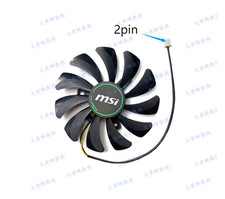 1PC 85mm For Graphics Card Cooling Fan 2pin  GeForce GTX 1650 AERO ITX 4G OC  picture