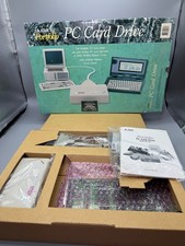 NEW Atari Portfolio PC Card Drive Complete In Box Vintage PC Interface Accessory picture