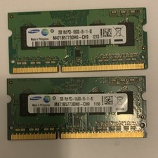 Samsung HP 4GB (2x2GB) DDR3 SO-DIMM PC3-10600S 204-Pin Laptop RAM picture