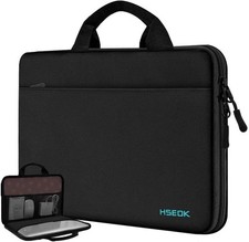 Laptop Case 13.3-14 Inch Briefcase, Water-Resistant & Shockproof Bag for MacBook picture