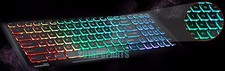 New MSI GT62VR 6RE GT62VR 7RE Dominator Pro Full RGB Backlit Keyboard Crystal US picture