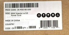 Tyco Industrial IA-POE-90-U00 90w Poe Injector w/US Power Cord picture