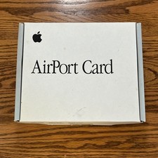 Vintage Apple AirPort Card Box Manuals CD Only M7600LL/D 2002 No Card picture