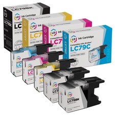 LD For Brother LC79 5pk Extra HY Ink LC79BK LC79C LC79M LC79Y J5910 J6510 picture