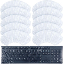 30 Pcs Universal Disposable Keyboard Protector Cover 0.025Mm Wipeable Fully Cove picture
