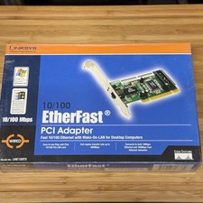 LINKSYS 10/100 EtherFast PCI Network Card for Windows 98/ME/NT/2000/XP NOS picture