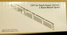 ICC CAT 5e 24 Port Data Patch Panel Rack Mount CAT 6+ NIB picture