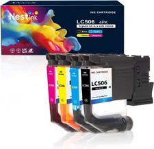 Chip LC506 Ink Cartridges BCMY Black Color 4-pack INKvestment Brother BN picture