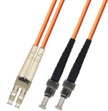 250M Multimode Duplex Fiber Optic Cable 62.5/125 LC ST Orange Patch Cable picture