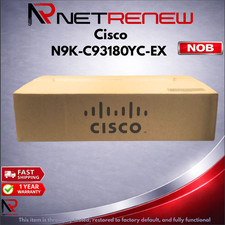 NOB Cisco N9K-C93180YC-EX 48x25GB SFP+ 6x 100GB QSFP28 B-F Airflow Switch picture