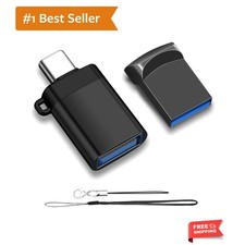 32GB USB 3.0 Flash Drive with USB-C Adapter - Compact & Portable Solution picture
