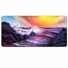 Bob Ross Stormy Seas XL Desk Mat Mouse Pad 35.4 x 15.7 in Multicolor picture
