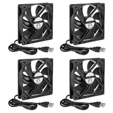 ACEIRMC 4pcs 120mm USB Brushless Cooling Fan x 25mm DC 5V 12025 picture