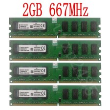Kingston 8GB 4x 2GB 1GB PC2-5300U DDR2 667MHz Desktop Dual Channel Memory RAM AB picture