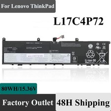 L17C4P72 Laptop Battery For Lenovo ThinkPad X1 Extreme 1st Gen/2nd Gen OEM picture