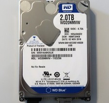 Western Digital WD20NMVW-11EDZS6 (WXB1) HBMT2HKB Thailand 2TB USB 11.2016 picture