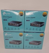 TP-Link 5Port Gigabit Ethernet Desktop Switch Ethernet Splitter TL-SG105 Lot of4 picture