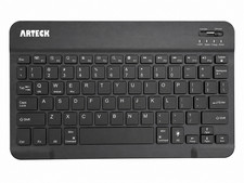 Pre-owned Arteck HB030B Universal Slim Portable Wireless Keyboard picture