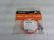 New Black Box Fiber Optic Multimode Patch Cable / EFN110-001M-STSC picture
