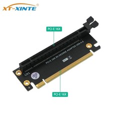 PCI-Express 4.0 16x Riser Card PCI-E 4.0 16X 90° Adapter Riser Card Right Angle picture