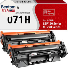 071H Toner Cartridges 2 Pack Black for Canon LBP121 LBP122 MF270 MF275 picture
