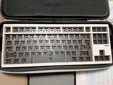 QWERTYKEYS QK80 Mechanical Custom Keyboard Lavender Brass Plate Extra PCB picture