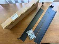 1U Universal Rack Mount Rails 4-Post Server Rack Rail Adjustable Depth Kit picture