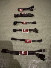 New Noctua PC Fan Extension & Splitter Cable Bundle OEM PWM 4-Pin 6-Piece Lot  picture