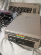 Commodore 64 And 1541 Floppy Drive With Cords Works Collectible Rarity picture