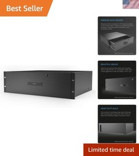 Professional 4U Rack Mount Storage Drawer with Lock for Server & AV Equipment picture