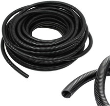 1/4 Inch Wire Loom Split Tubing - 33Ft Cord Protector Electric Wires Covers picture